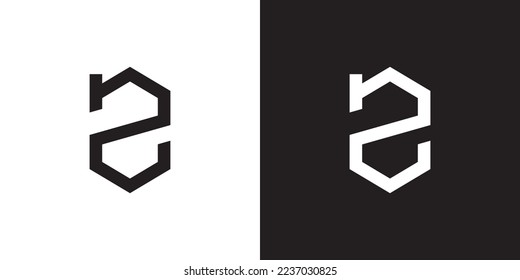 Z logo design is intended for construction, building, real estate, home, and property. An awesome trendy and minimal Z home logo design template with White and Black colors.