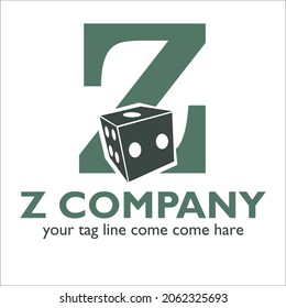 Z logo design on Game and Recreational theme