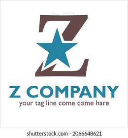 Z logo design on Political theme