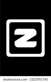 Diseño de logotipo Z vector elegante