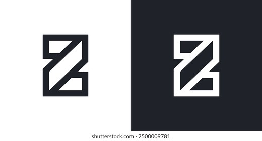 Z-Logo-Design, Vektorsymbol z Logo-Illustration z Z-Symbol 