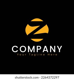 Ilustración vectorial de diseño de logotipo Z
