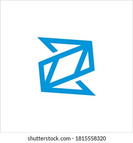 Z logo design vector sign