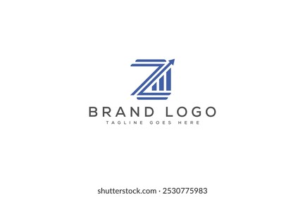 Design de modelo de vetor de design de logotipo Z para marca