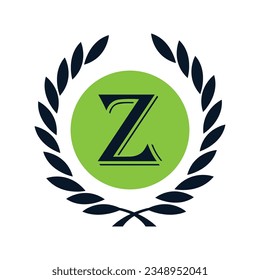 z logo with green and black lettering