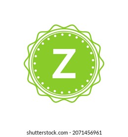 Z Logo Template. Letter Emblem Z Logo Identity for Restaurant, Royalty, Boutique, Cafe, Hotel, Heraldic, Jewelry, Fashion, Wine