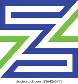 Z logo, transportation, route, line, letter logo