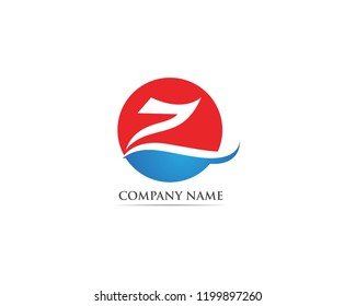 Z logo vector template 