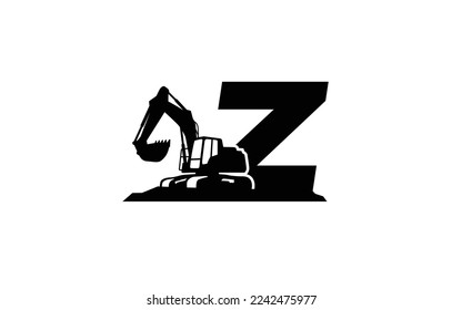 Logotipo Z con concepto de letra de onda para la plantilla 