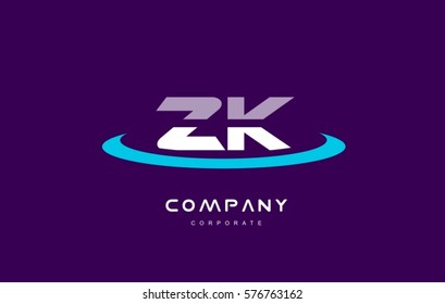 z m zm cyan magenta blue letter combination alphabet vector company logo icon sign design template 