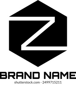 Z PARCEL black and white envelope