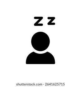 Z Pattern Above Child Sleeping Peacefully Icon