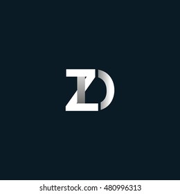 Z S letter logo design
