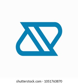 Z S N logo abstract, alphabet logo vector