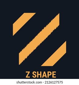 it's Z SHAPE LOGO DESIGN