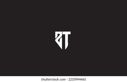 Z T LETTER BLACK AND WHİTE VEKTÖR