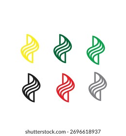 Z technology vector line icon logo