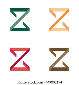 Z triangle logo green red yellow brown