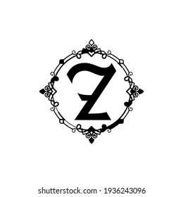 Z Unique abstract geometric vector logo design