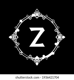 Z Unique abstract geometric vector logo design