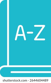 From A to Z vector icon. Can be used for printing, mobile and web applications.