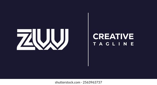 Z and W logo design. ZW abstract Letters Logo Monogram. This logo design is the process of creating a visual symbol that represents a brand, company, or individual.