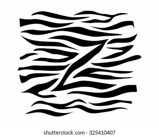 Z zebra typography 1