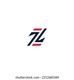 Z, ZZ Latter Logo Template vector Abstract Monogram Symbol