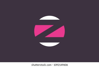 Z ZZ Letter Initial Logo Design Template
