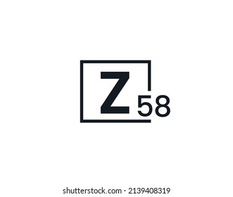 Z58, 58Z Initial letter logo