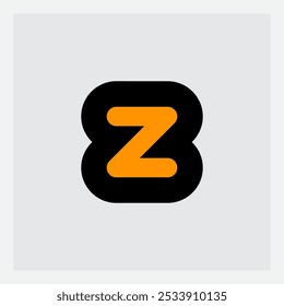 Z8 - Un emblema elegante y moderno para la innovación. Perfecto para empresas tecnológicas, plataformas de redes sociales o Productos de vanguardia. Letra Z y número 8.