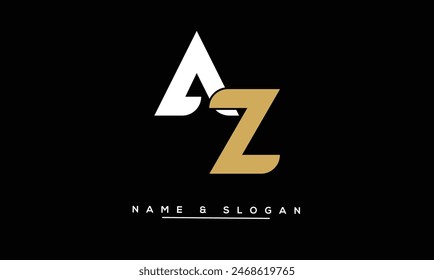 ZA, AZ Abstract Letters Logo Monogram