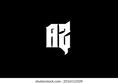 ZA, AZ Abstract Letters Logo Monogram