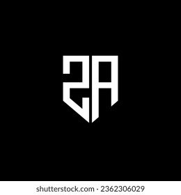 ZA Letter Logo Design, Inspiration for a Unique Identity. Modern Elegance and Creative Design. Watermark Your Success with the Striking this Logo.