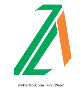 za letter vector logo