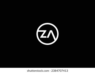 ZA Logo Design And Monogram Logo
