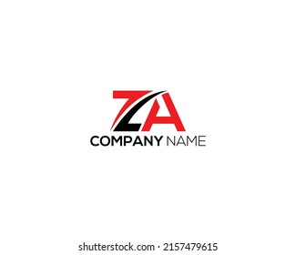 ZA Logo Icon Design Idea Concept Vector Symbol illustration.