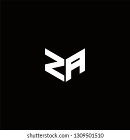 ZA Logo Letter ininial Designs Templete