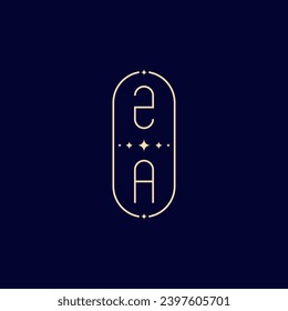 ZA wedding lie monogram with high quality professional design that will print well across any print media