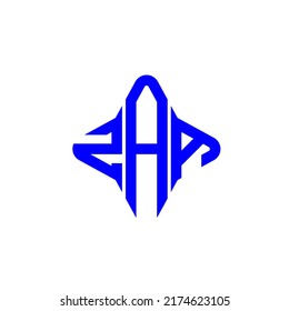 ZAA letter logo creative design with vector graphic