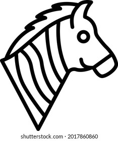 Zabra-Vektorsymbol