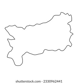 Zacapa department map, administrative division of the country of Guatemala. Vector illustration.
