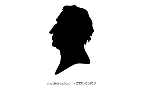 Silueta Zachary Taylor, vector de alta calidad