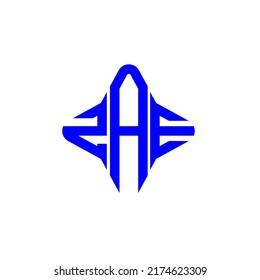 ZAE letter logo creative design with vector graphic