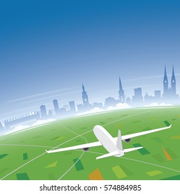 Zagreb Skyline Flight Destination