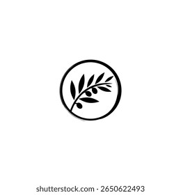 Zaitun Fruit Vector flat design graphic