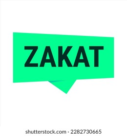 Zakat explicó pancarta con información sobre donaciones a la caridad durante el Ramadán