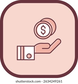 Zakat Line Vector Diseño de iconos