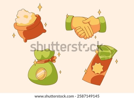 Zakat - Ramadan kareem and Eid al-Fitr