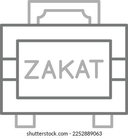 Zakat vector icon. Can be used for printing, mobile and web applications.